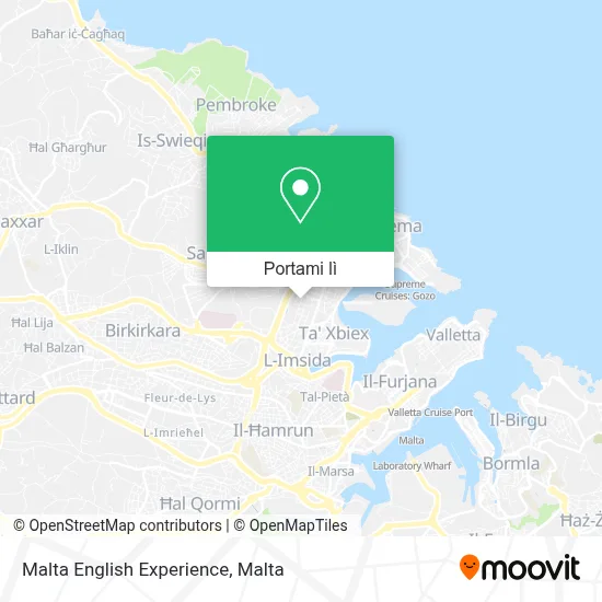 Mappa Malta English Experience