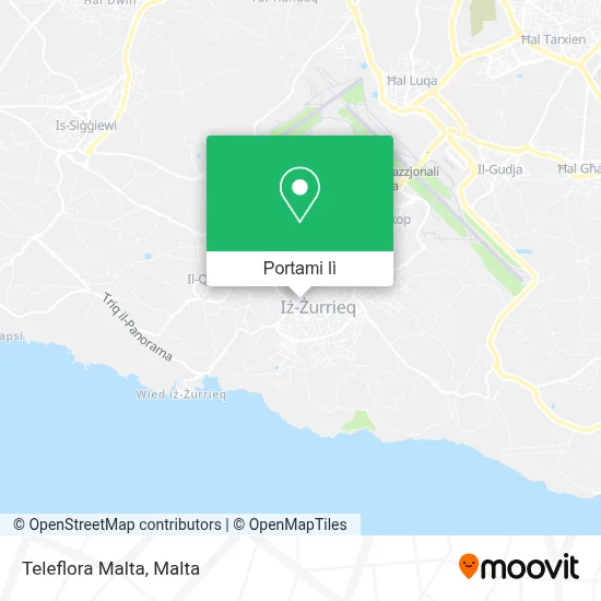 Mappa Teleflora Malta