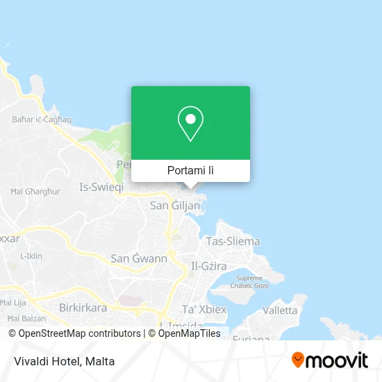 Mappa Vivaldi Hotel