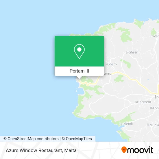 Mappa Azure Window Restaurant