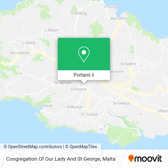 Mappa Congregation Of Our Lady And St George