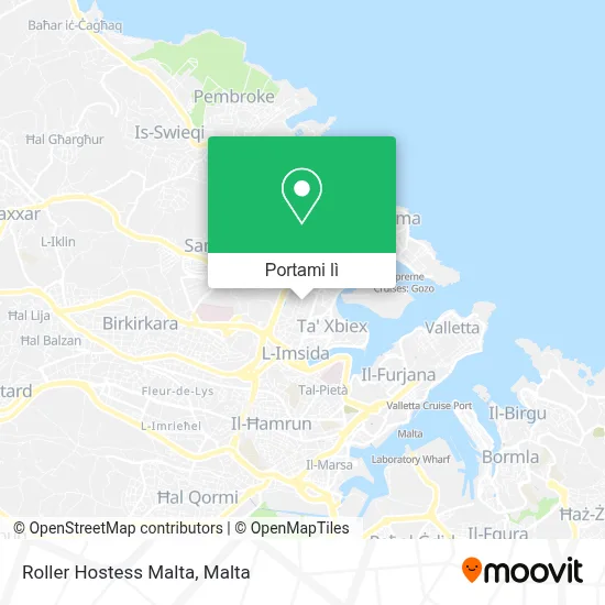 Mappa Roller Hostess Malta