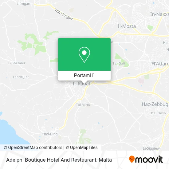 Mappa Adelphi Boutique Hotel And Restaurant