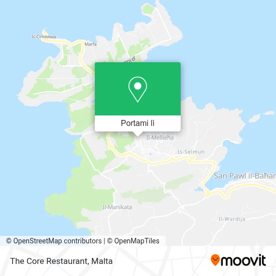 Mappa The Core Restaurant