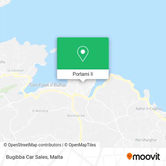 Mappa Bugibba Car Sales