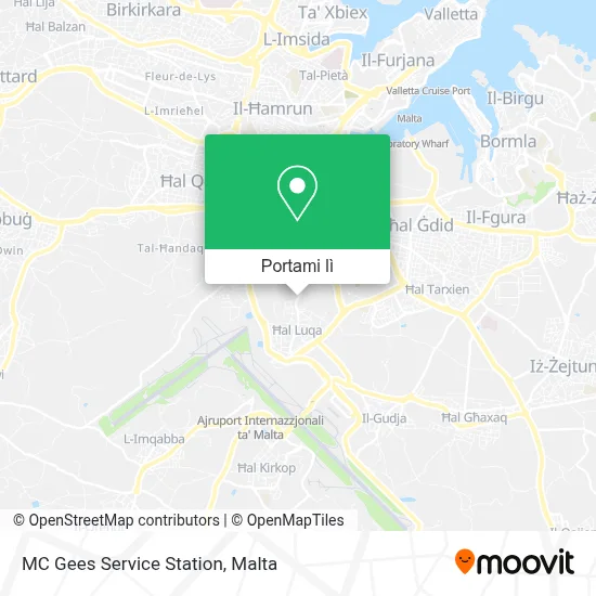 Mappa MC Gees Service Station