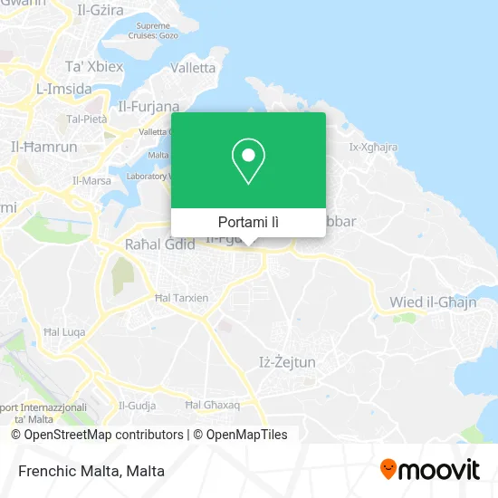 Mappa Frenchic Malta