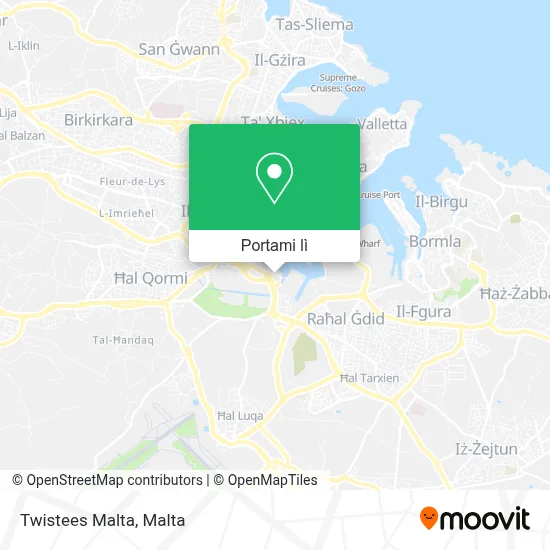 Mappa Twistees Malta