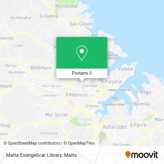 Mappa Malta Evangelical Library