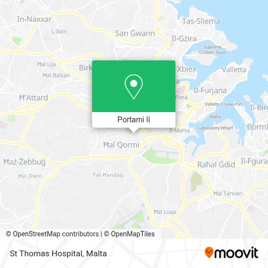 Mappa St Thomas Hospital