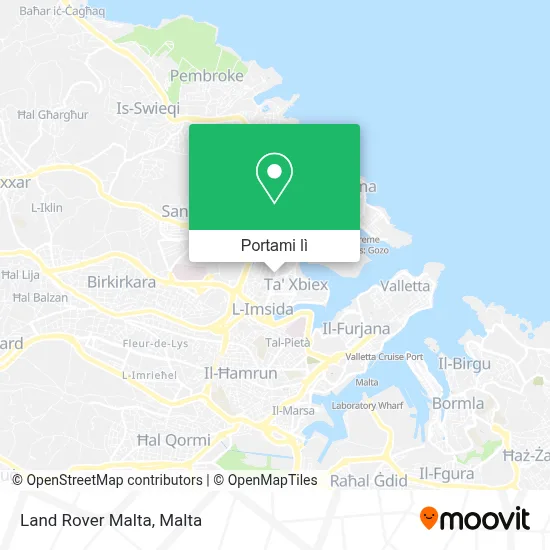Mappa Land Rover Malta