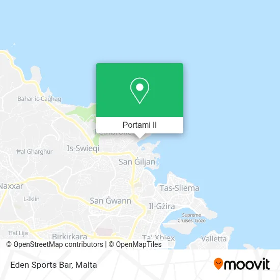 Mappa Eden Sports Bar