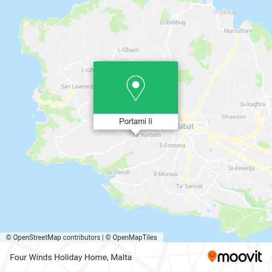 Mappa Four Winds Holiday Home