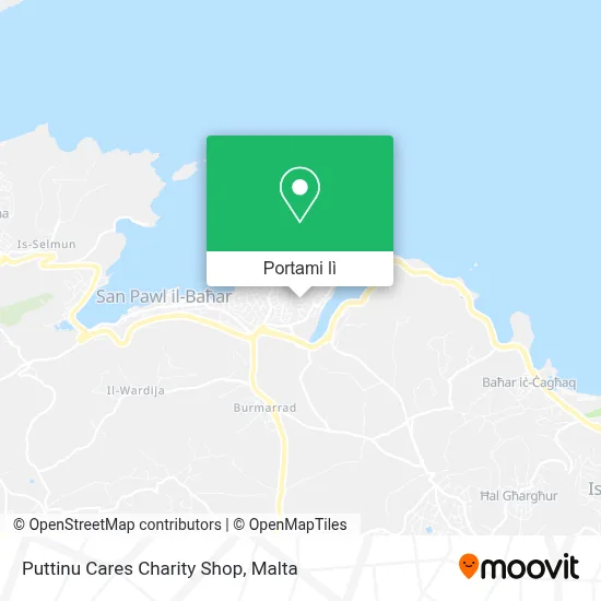 Mappa Puttinu Cares Charity Shop