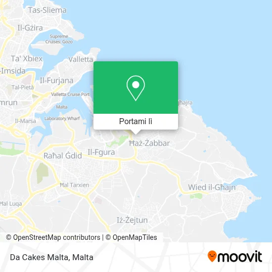 Mappa Da Cakes Malta