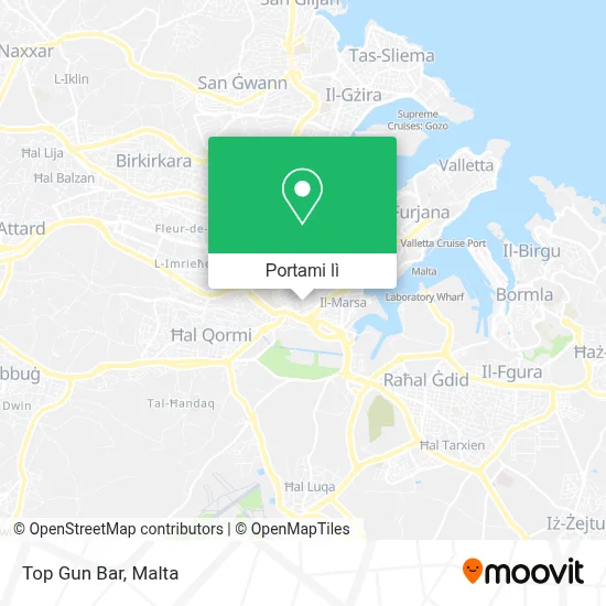 Mappa Top Gun Bar