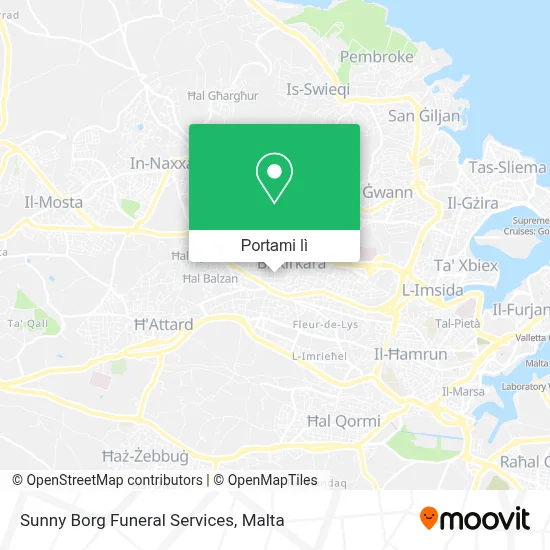 Mappa Sunny Borg Funeral Services