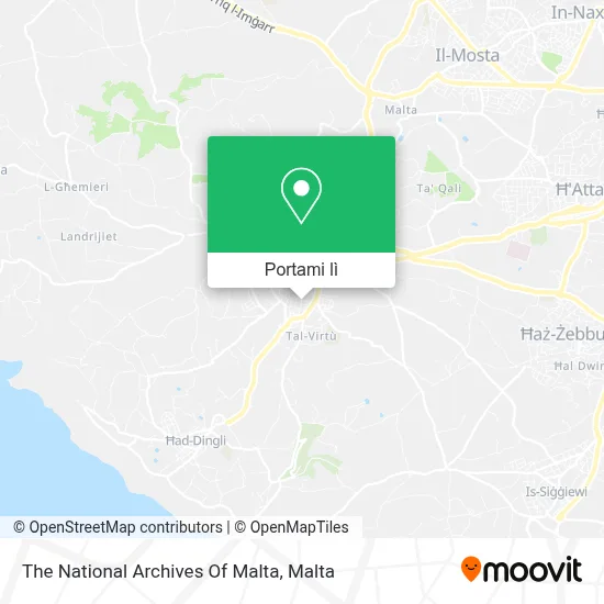 Mappa The National Archives Of Malta