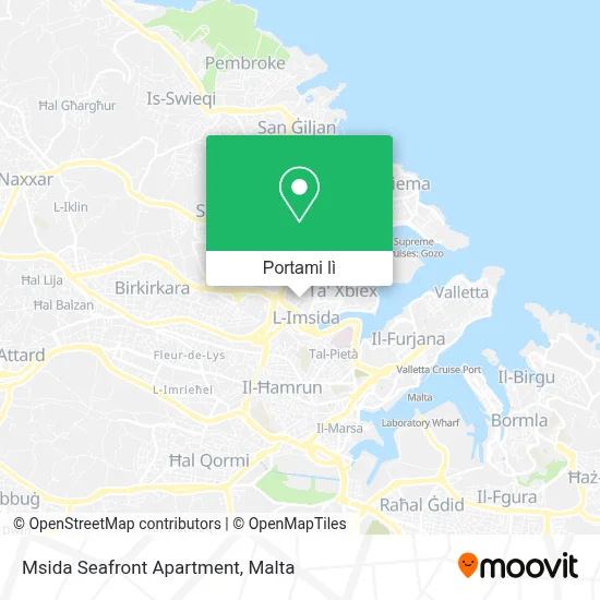 Mappa Msida Seafront Apartment