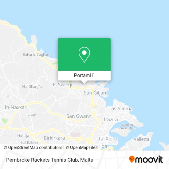 Mappa Pembroke Rackets Tennis Club