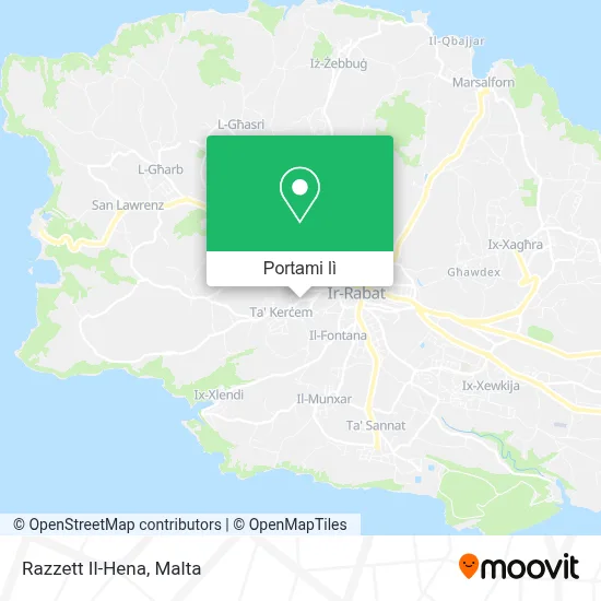 Mappa Razzett Il-Hena