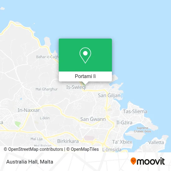 Mappa Australia Hall