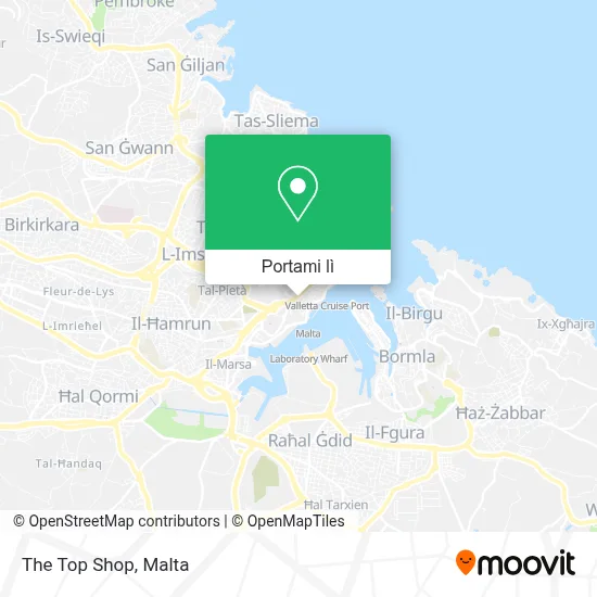 Mappa The Top Shop