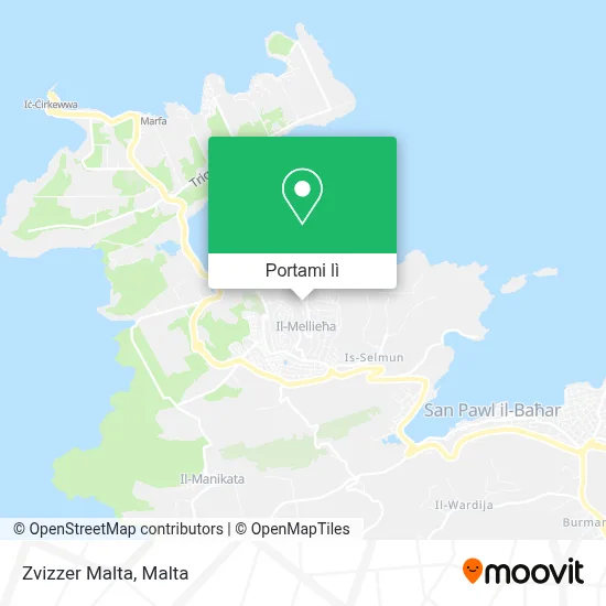 Mappa Zvizzer Malta