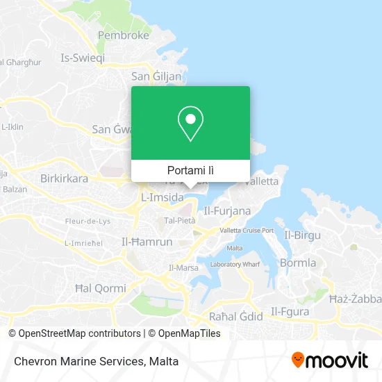 Mappa Chevron Marine Services