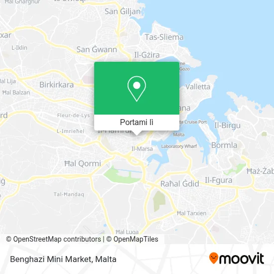 Mappa Benghazi Mini Market