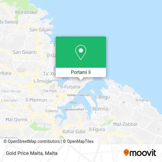Mappa Gold Price Malta