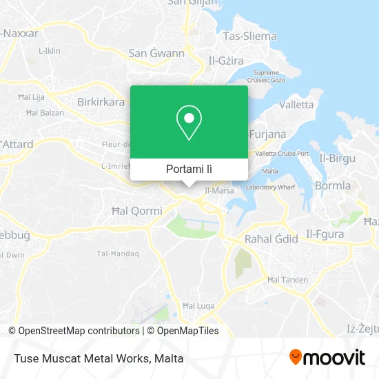 Mappa Tuse Muscat Metal Works