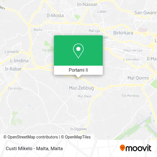 Mappa Custi Mikelo - Malta