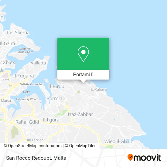 Mappa San Rocco Redoubt