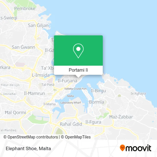 Mappa Elephant Shoe