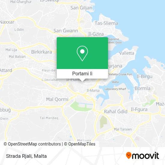 Mappa Strada Rjali