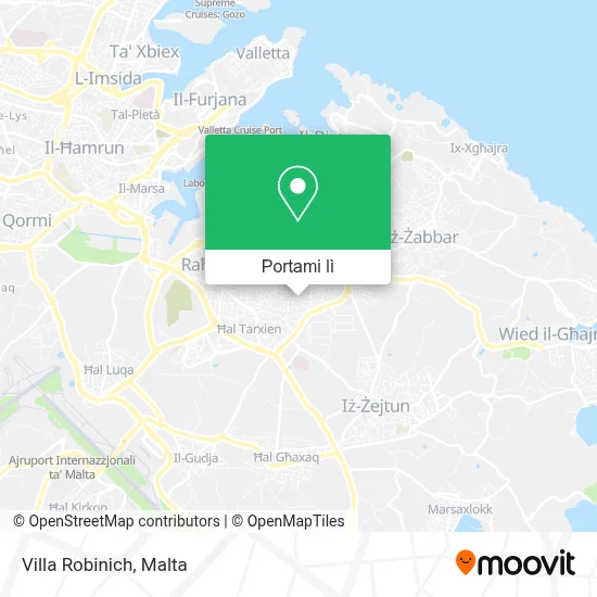 Mappa Villa Robinich