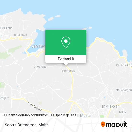 Mappa Scotts Burmarrad