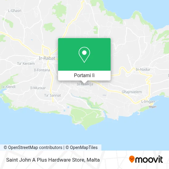 Mappa Saint John A Plus Hardware Store