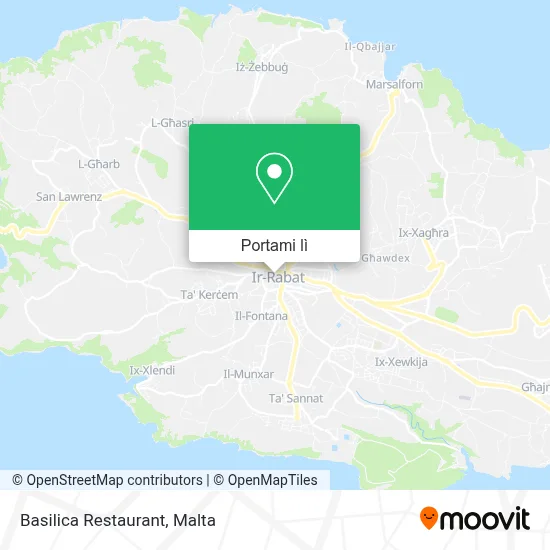 Mappa Basilica Restaurant