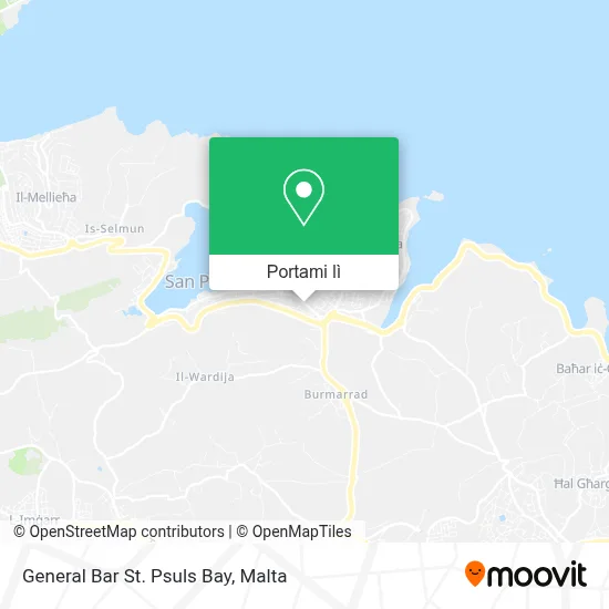 Mappa General Bar St. Psuls Bay
