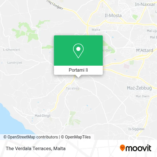 Mappa The Verdala Terraces