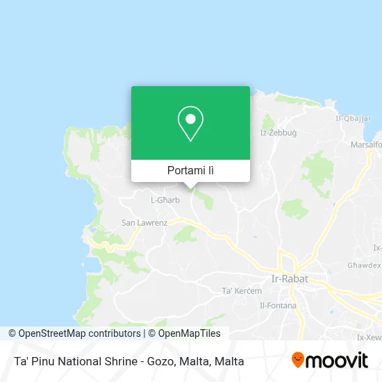 Mappa Ta' Pinu National Shrine - Gozo, Malta