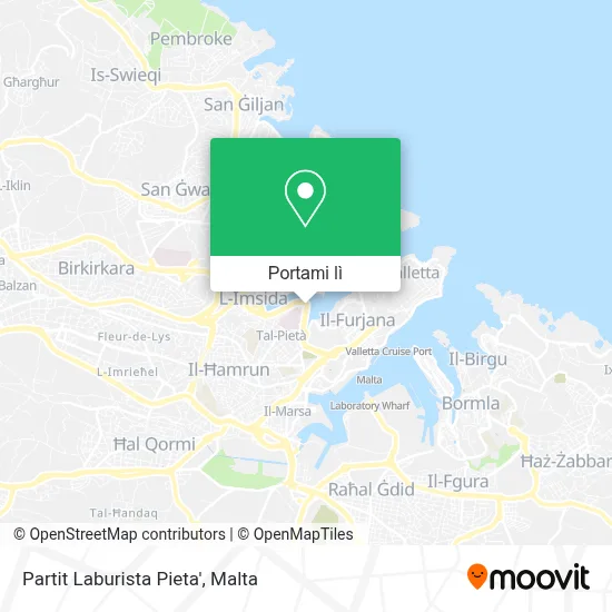 Mappa Partit Laburista Pieta'