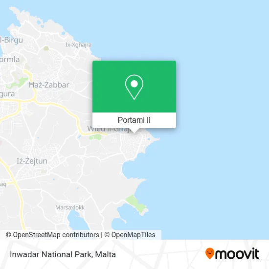 Mappa Inwadar National Park
