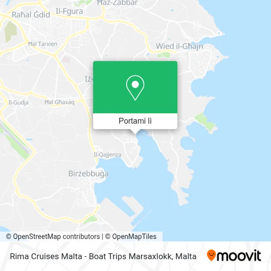 Mappa Rima Cruises Malta - Boat Trips Marsaxlokk