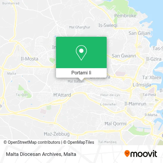 Mappa Malta Diocesan Archives