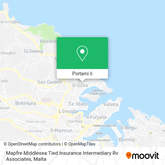 Mappa Mapfre Middlesea Tied Insurance Intermediary Rv Associates