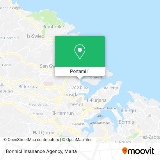 Mappa Bonnici Insurance Agency