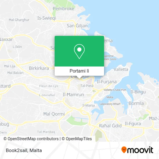 Mappa Book2sail